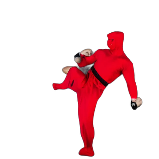 jacket, staff, robot, creature transparent PNG cut-out