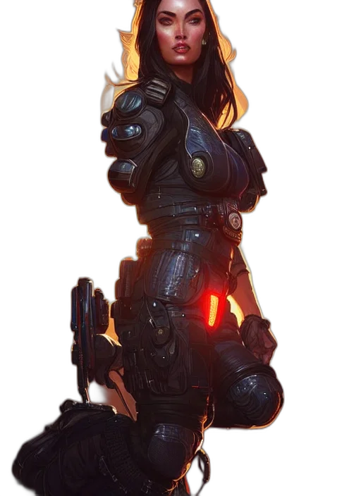 weapon, robot, staff, concept art transparent PNG cut-out