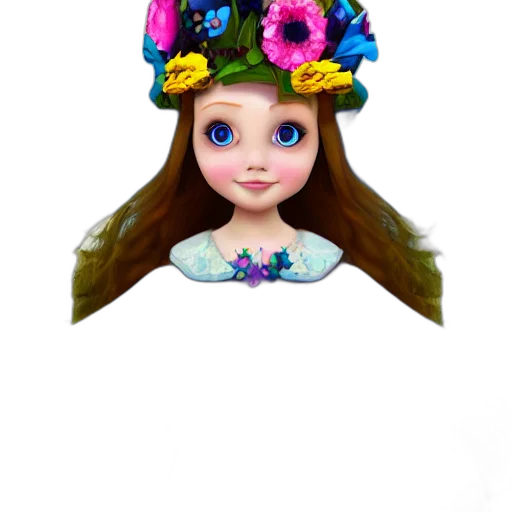 crown, hat, dress, jewelry, 3d render, photorealistic, concept art, fantasy art transparent PNG cut-out