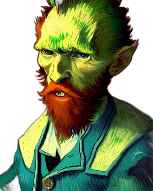 staff, face, creature, concept art, comic book art, fantasy art, pixel art, green transparent PNG cut-out
