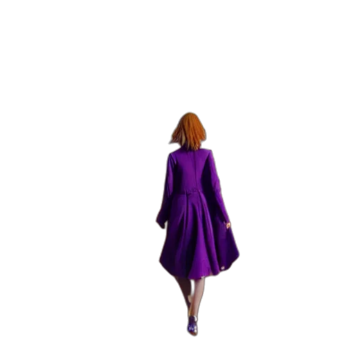 dress, jacket, staff, umbrella transparent PNG cut-out