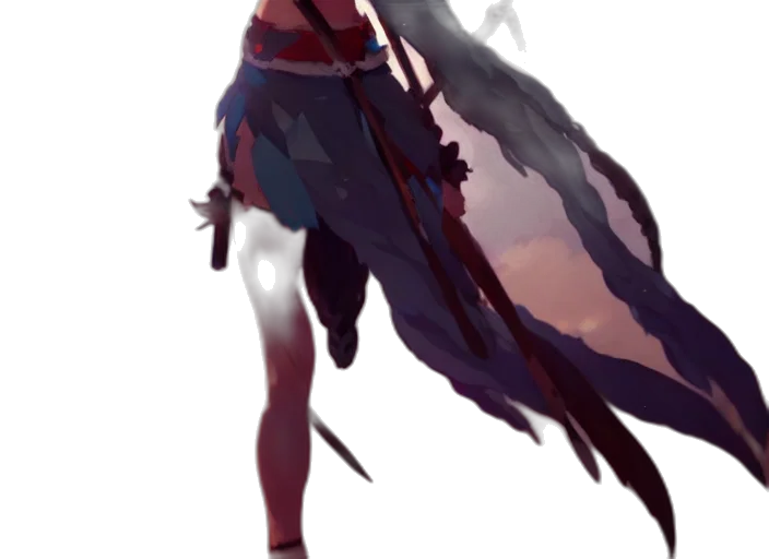 staff, sword, weapon, dress transparent PNG cut-out