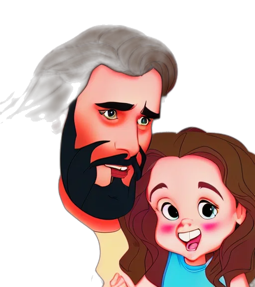 face, hair, cartoon, anime transparent PNG cut-out