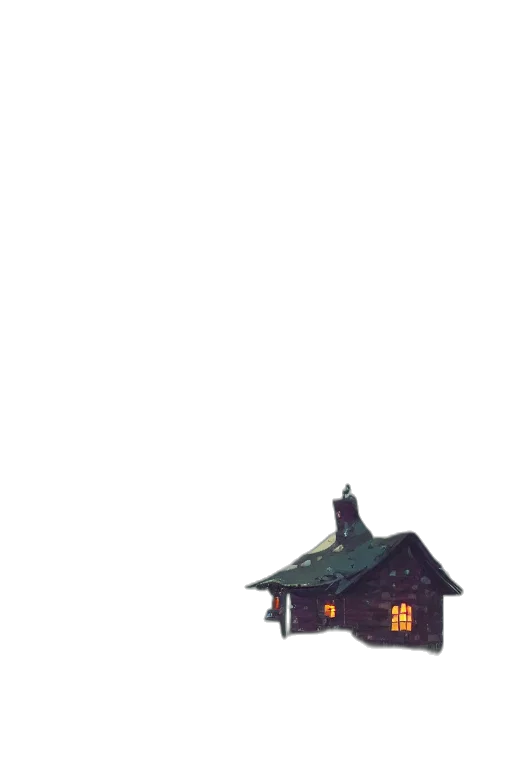 building, furniture, umbrella, robot, concept art, 3d render, pixel art, watercolor transparent PNG cut-out