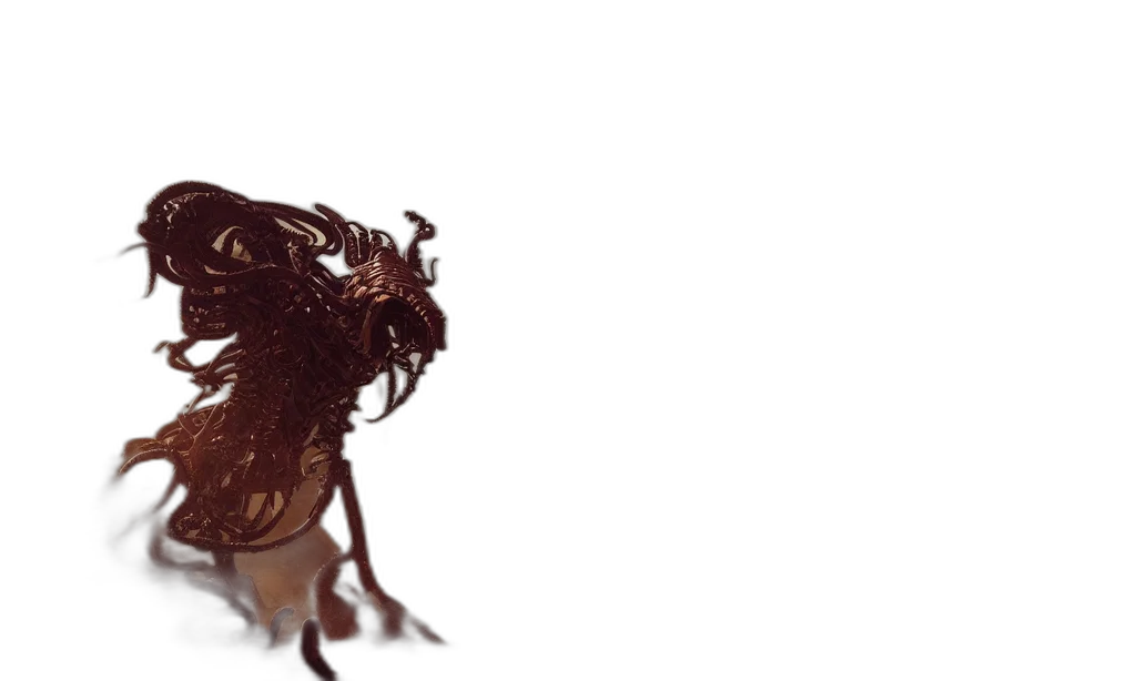 hair, dragon, creature, crown, 3d render, photorealistic, concept art, fantasy art transparent PNG cut-out