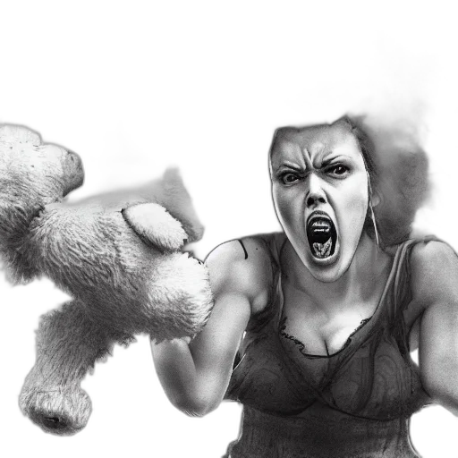 concept art, comic book art, photorealistic, pencil sketch, scarlett, johansson, enraged, drunken transparent PNG cut-out