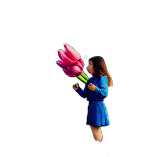 flower, staff, weapon, umbrella transparent PNG cut-out