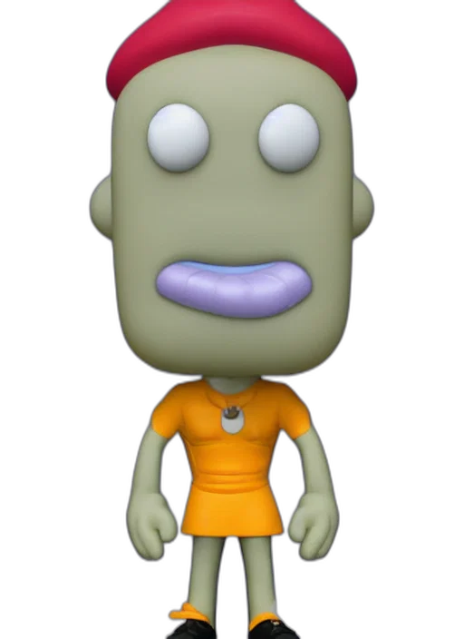 staff, creature, robot, face, 3d render, concept art, cartoon, pixel art transparent PNG cut-out