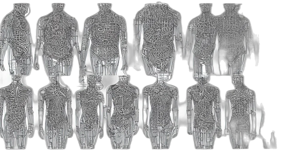 robot, jacket, jewelry, dress transparent PNG cut-out