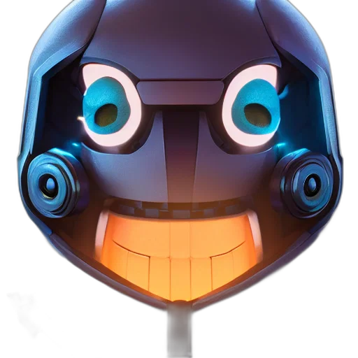 robot, mask, face, staff transparent PNG cut-out