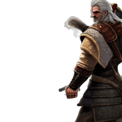 sword, weapon, staff, concept art, fantasy art, 3d render, photorealistic, geralt transparent PNG cut-out