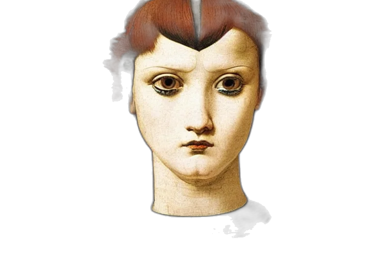 crown, face, mask, hair transparent PNG cut-out