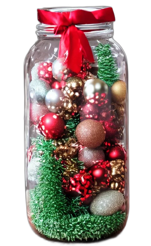 bottle, jewelry, christmas, jar transparent PNG cut-out