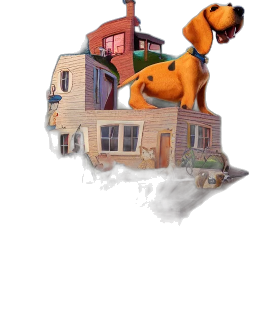 building, furniture, animal, dragon, concept art, 3d render, pixel art, photorealistic transparent PNG cut-out