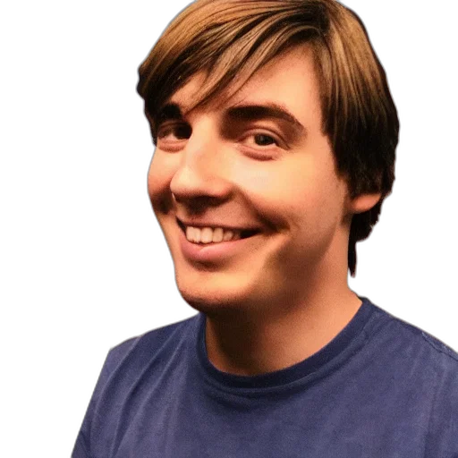 face, hair, staff, creature, photorealistic, cartoon, concept art, mrbeast transparent PNG cut-out