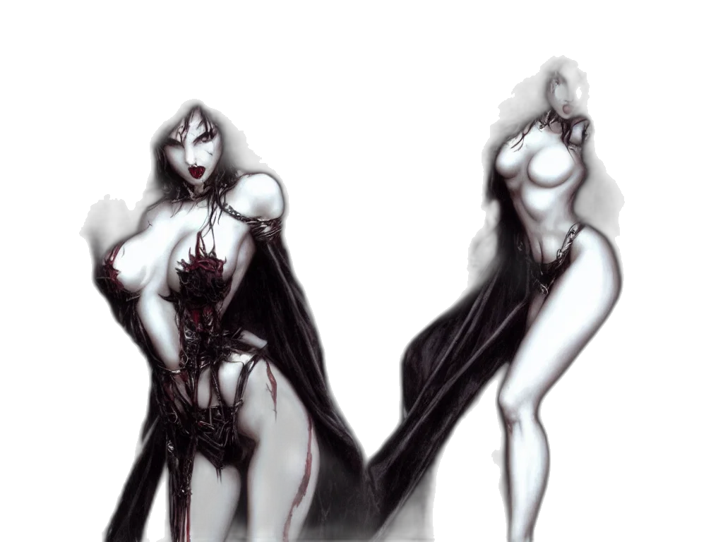 dress, concept art, comic book art, fantasy art transparent PNG cut-out