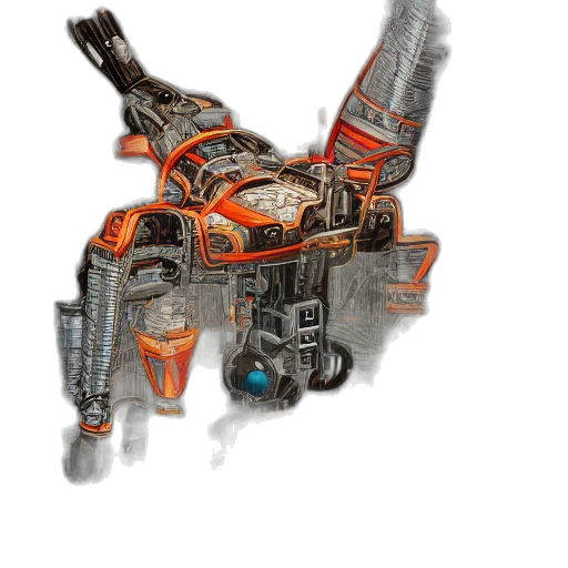 robot, weapon, car, dragon transparent PNG cut-out