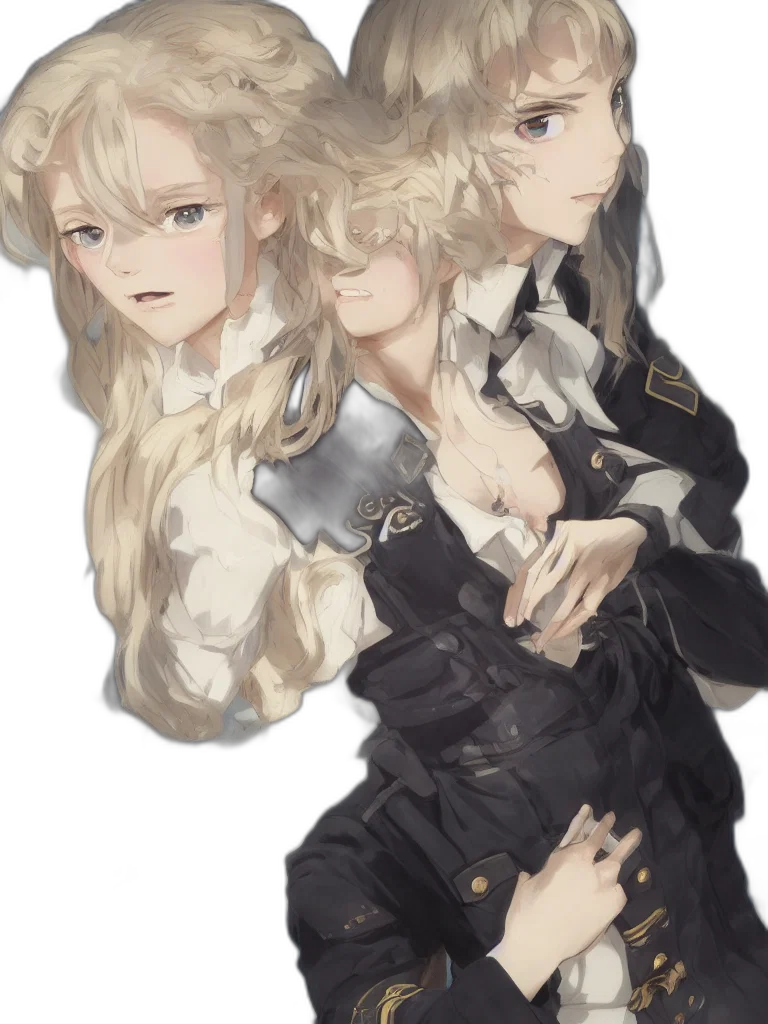 jacket, crown, hair, dress transparent PNG cut-out