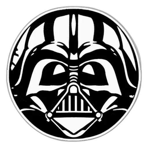 mask, face, staff, comic book art, cartoon, symmetrical, die, cut transparent PNG cut-out