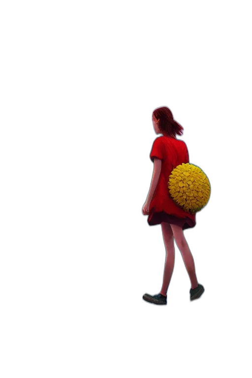 dress, umbrella, jewelry, staff, 3d render, concept art, pixel art, photorealistic transparent PNG cut-out