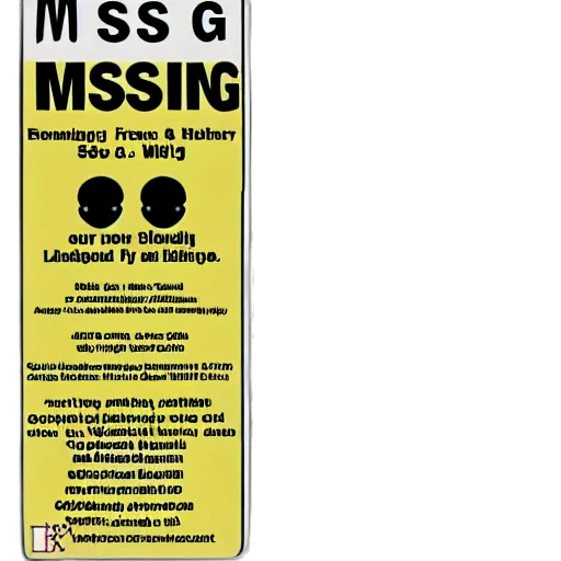 mask, missing, persons, poster, chubby, girl, her, late transparent PNG cut-out
