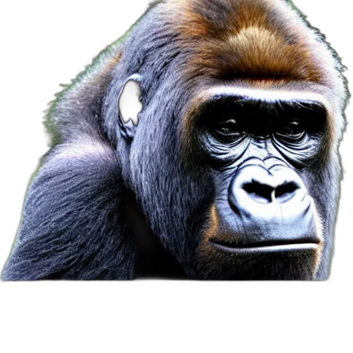 animal, face, creature, mask, photorealistic, concept art, 3d render, meme transparent PNG cut-out
