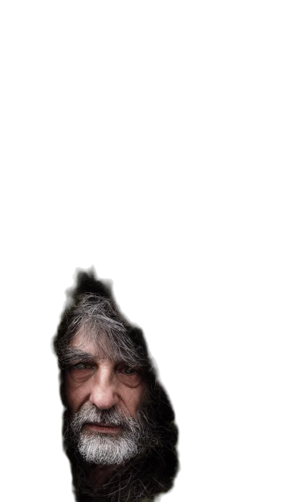 face, mask, creature, hair transparent PNG cut-out