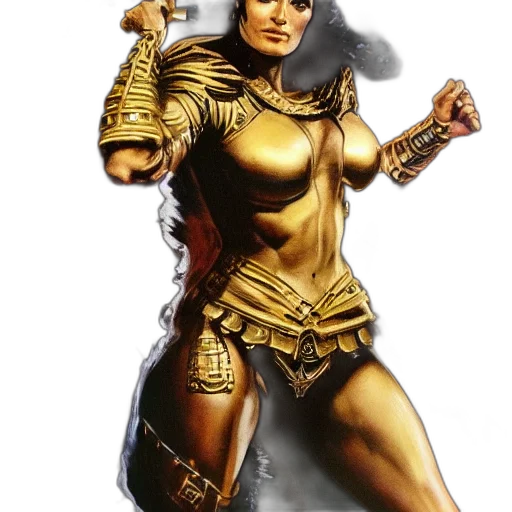 fantasy art, concept art, comic book art, 3d render transparent PNG cut-out