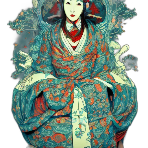 staff, dress, face, jewelry, fantasy art, photorealistic, concept art, anime transparent PNG cut-out