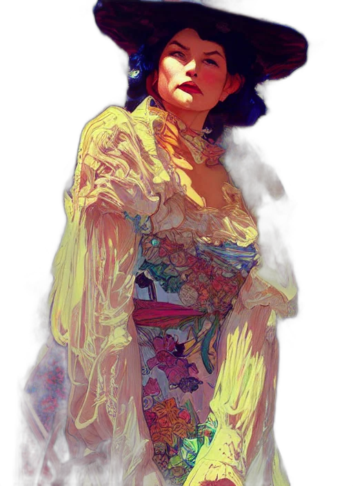 dress, face, hat, jewelry transparent PNG cut-out