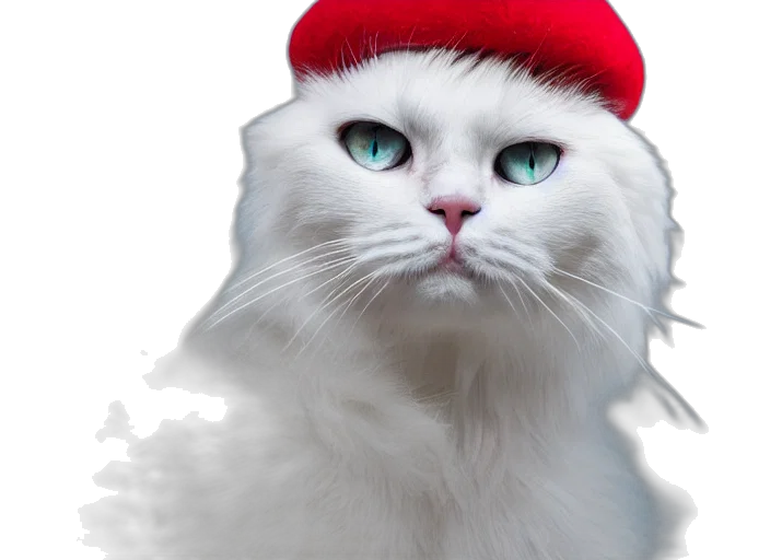 hat, animal, creature, face transparent PNG cut-out