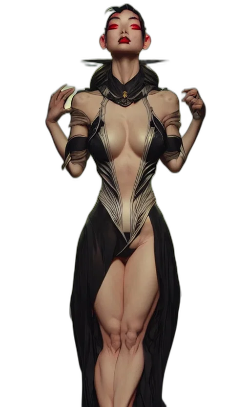 dress, mask, jewelry, weapon transparent PNG cut-out
