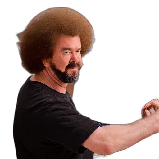 hair, hat, staff, weapon transparent PNG cut-out