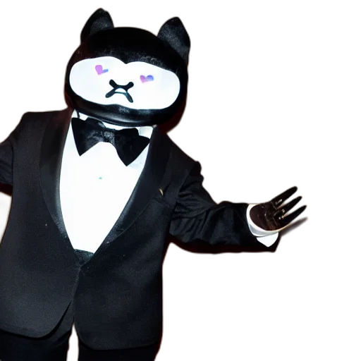 mask, big, man, tux transparent PNG cut-out