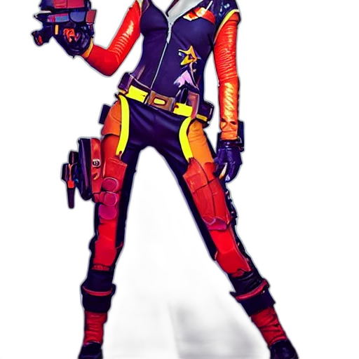 staff, jacket, weapon, robot transparent PNG cut-out