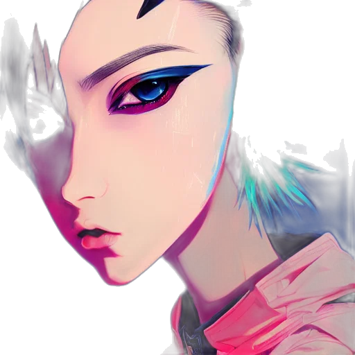 face, robot, mask, creature transparent PNG cut-out