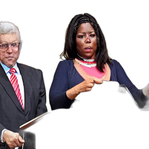 president, marionette, puppeteer, podium, giving, press, conference transparent PNG cut-out
