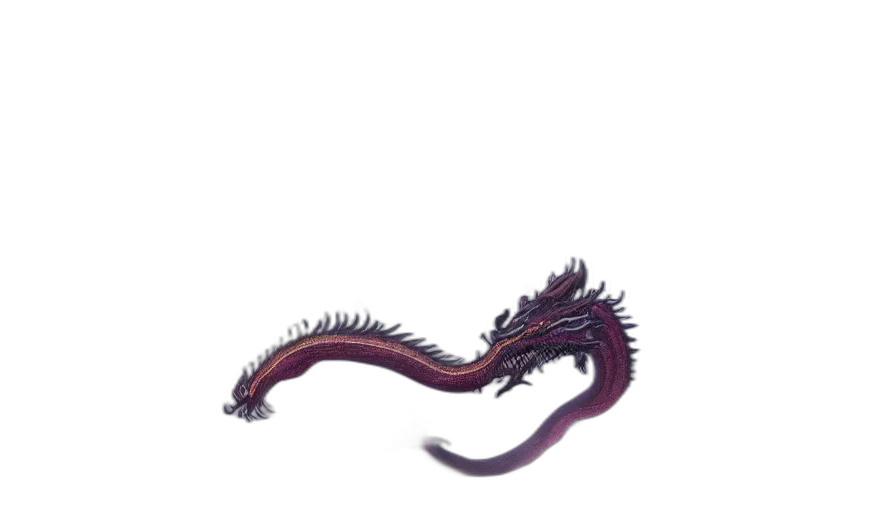 dragon, staff, creature, weapon transparent PNG cut-out