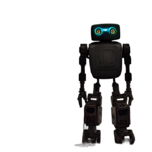 robot, 3d render, very, big transparent PNG cut-out