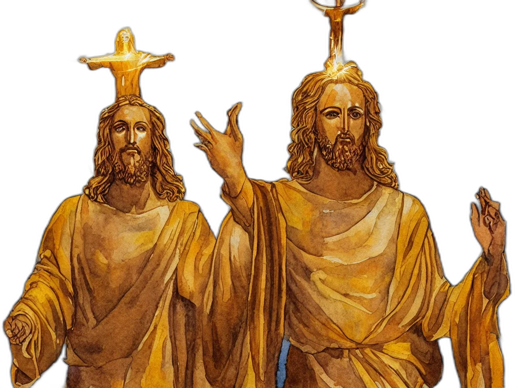 crown, concept art, photorealistic, watercolor, 3d render, golden, painting, statue transparent PNG cut-out