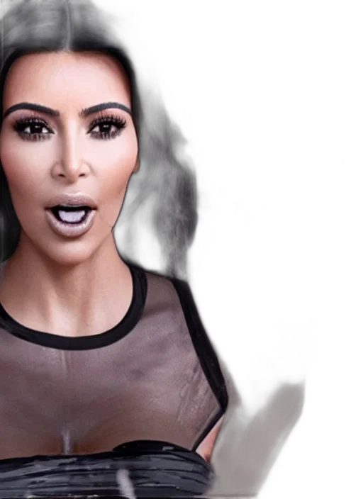 photorealistic, film, still, kim transparent PNG cut-out