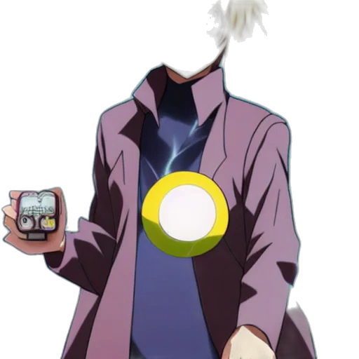 jacket, staff, mask, creature transparent PNG cut-out