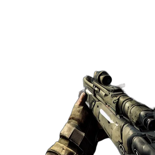 weapon, 3d render, photorealistic, concept art transparent PNG cut-out