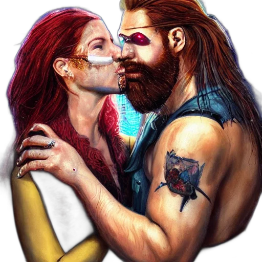 comic book art, fantasy art, concept art, watercolor transparent PNG cut-out