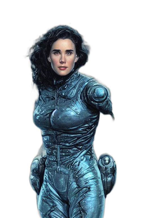 robot, dress, concept art, comic book art transparent PNG cut-out