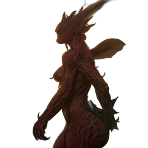 dragon, creature, staff, dress, concept art, fantasy art, 3d render, pixel art transparent PNG cut-out