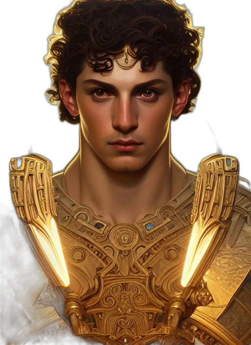 crown, sword, face, fantasy art transparent PNG cut-out