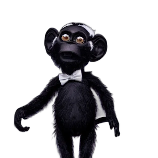 staff, animal, creature, 3d render transparent PNG cut-out