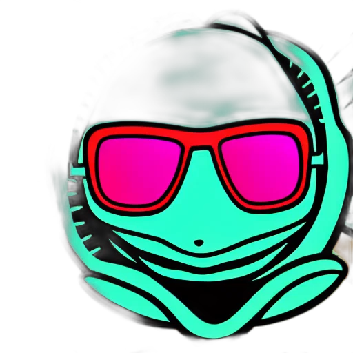 mask, robot, cartoon, vaporwave, concept art, 3d render, outer space, neon transparent PNG cut-out