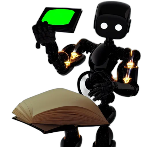 robot, 3d render, concept art, pixel art transparent PNG cut-out